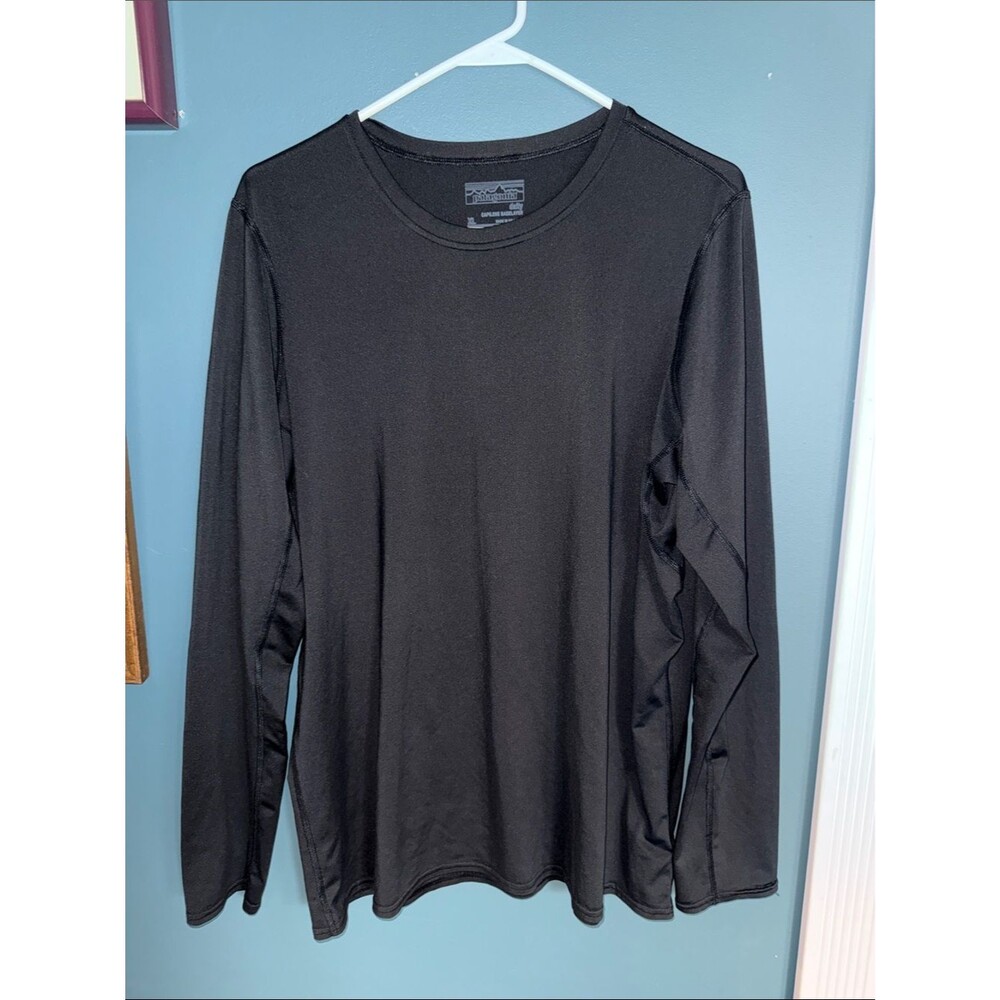 Patagonia Black Long Sleeve Capilene Baselayer